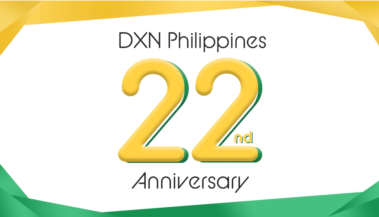 Teaser for DXN Philippines' 22nd Anniversary celebrations on 27 November 2021